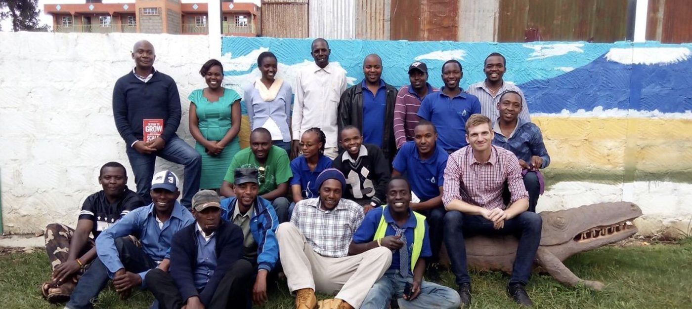 Kuzana cohort group outdoors after a session